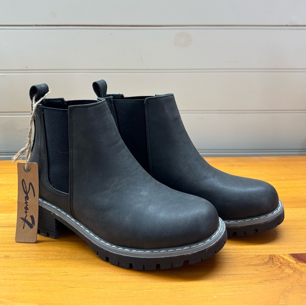 Seven7 Black Ankle Boots